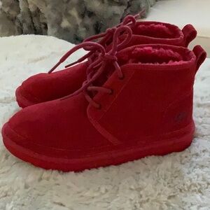 UGG Red Boots Size 4 Worn Once! Make an offer!